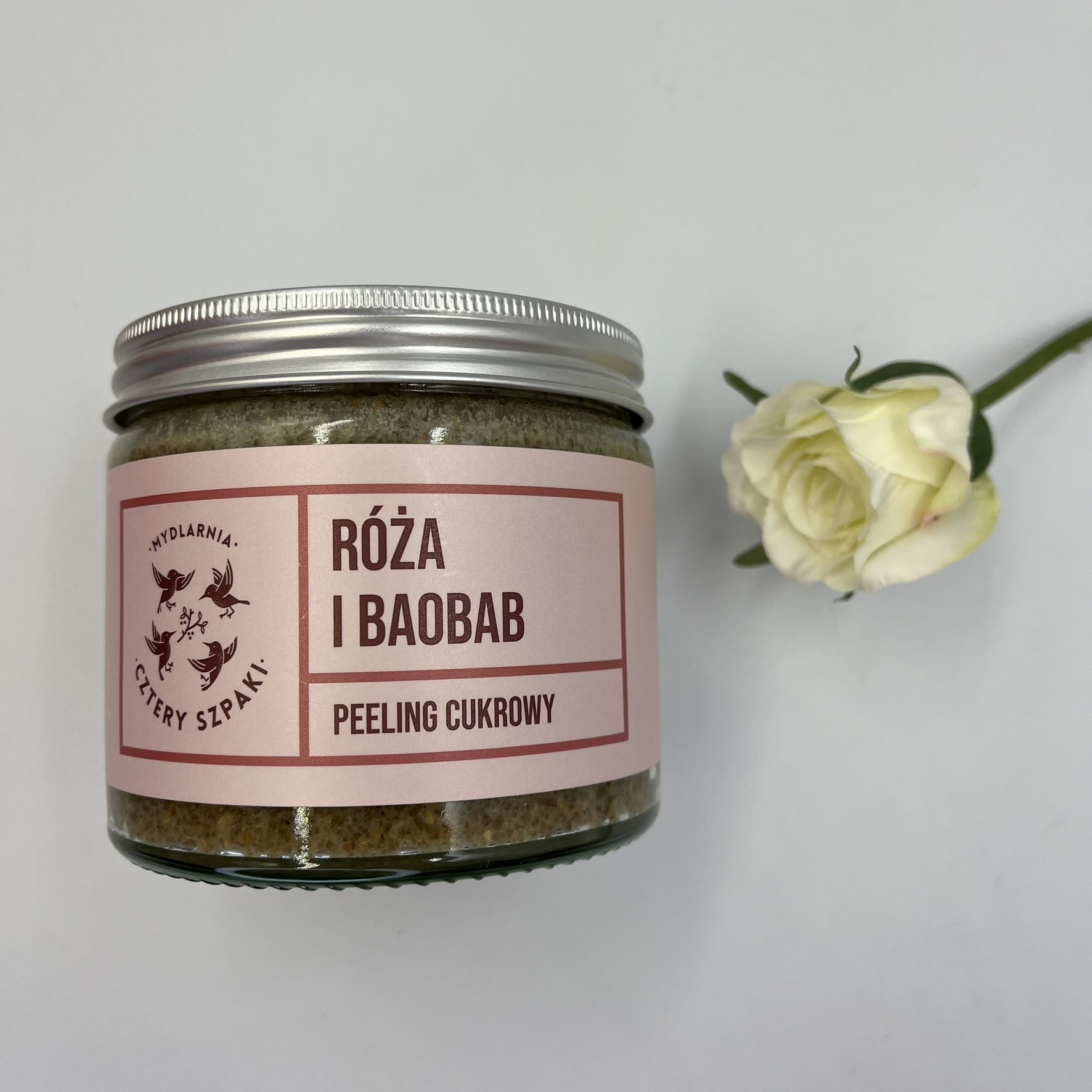 Peeling róża i baobab Peeling róża i baobab