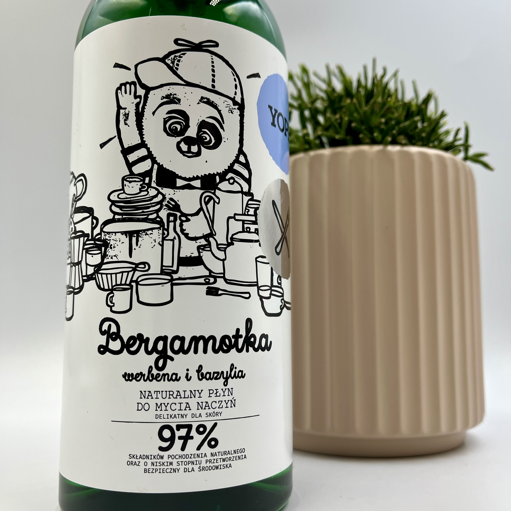 Naturalny płyn do mycia naczyń Bergamotka Naturalny płyn do mycia naczyń Bergamotka